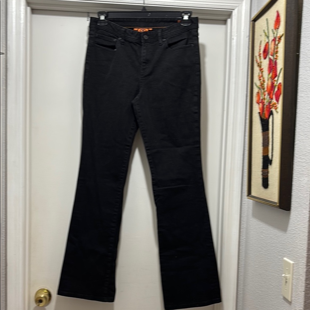 Tory Burch Black Boot Cut Jeans
